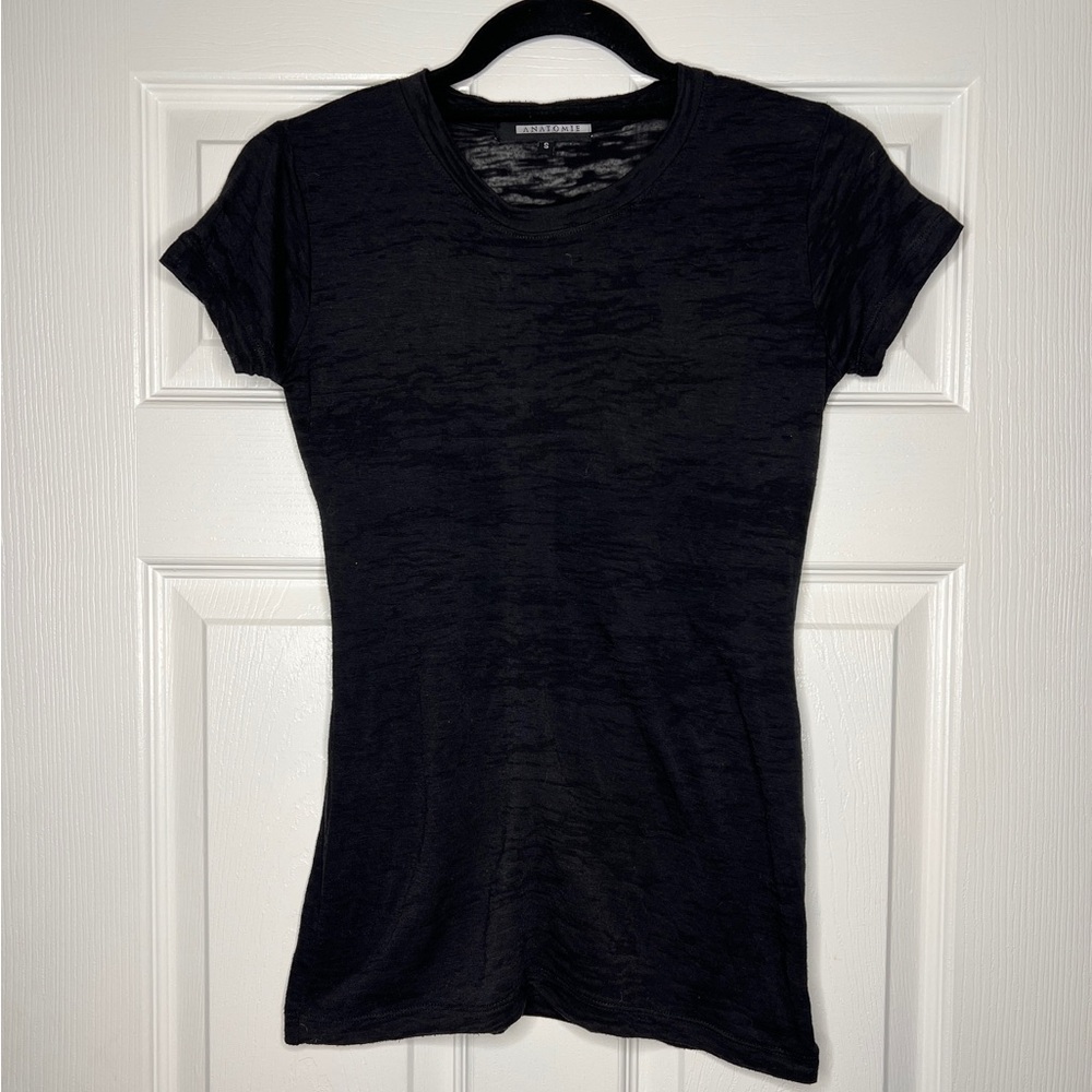 Anatomie Black Short Sleeve Tee